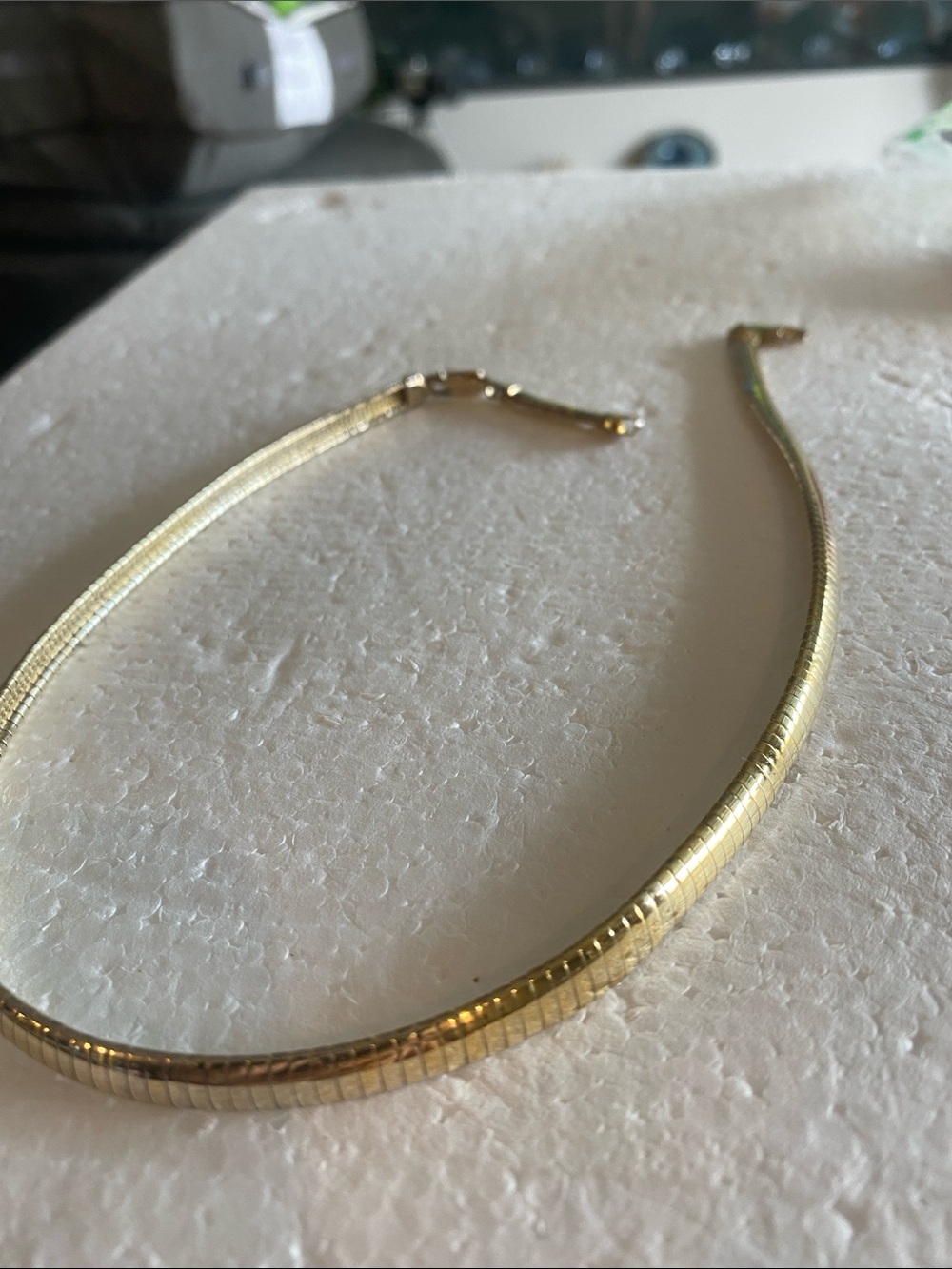 925 Italy Itaor Sterling Gold Color Necklace - Elegant